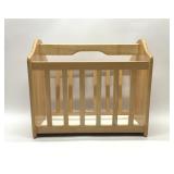 WOOD MAGAZINE RACK