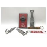 Coca-Cola collectibles, bottle openers