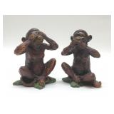 2 SEE NO EVIL, SPEAK NO EAVIL MONKEYS