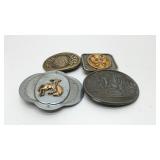 4 VTG BELT BUCKLES 3ï¿½ï¿½