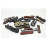 Assorted pocket knives
