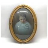 FRAMED BABY PORTRAIT CONVEX GLASS