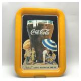 1992 Coca-Cola Metal Tray