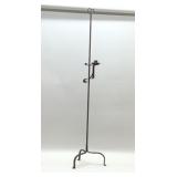 HAND FORGED IRON FLOOR CANDLE STAND