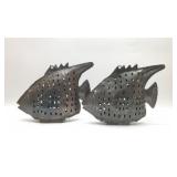 METAL Angelfish votive holders