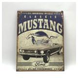 MUSTANG METAL SIGN