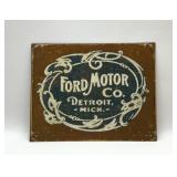 Ford Motor Co Metal sign 12x16