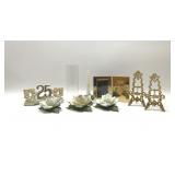 ANNIVERSARY ROSES, CANDLE HOLDERS, FRAME STANDS