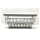 Wrought Iron Wall Shelf