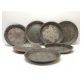 ASSORTED VINTAGE PIE TINS