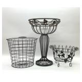 3 WIRE BASKETS