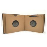 12 Assorted Victrola records in book