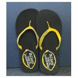 Giant Mike's hard lemonade, flip-flops