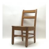 WOODEN CHILDS CHAIR