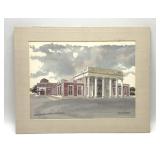 Southern railway passenger station frame art