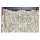 VTG CROCHET BED COVERLET