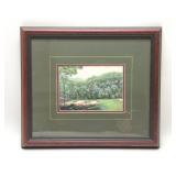 Augusta National framed 'White Dogwood'' #11