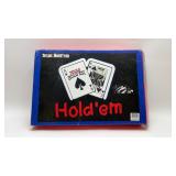 TEXAS HOLD EM NEON LIGHT IN BOX, UNUSED