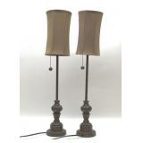 PAIR OF BUFFET LAMPS
