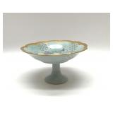 BAVARIAN HANDPAINTED VIOLETS COMPOTE