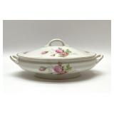 SWEET ROYAL CHINA ROSEBUD CASSEROLE