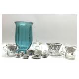 Assorted glassware