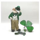 TOP O THE MORNIN MAN, 2 SHAMROCK SUN CATCHERS