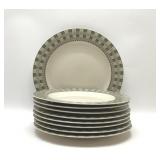 8 DEBBIE MUMM PLATES, 1 PLATTER