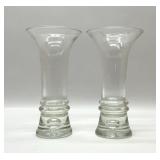 PAIR DANISH BUBBLE VASES