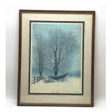 ' February at Riverwood'' Bob Timberlake framed