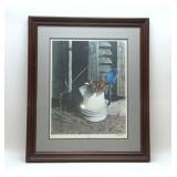 ALLEN MONTAGUE LITHO FRAMED, SIGNED 371/500