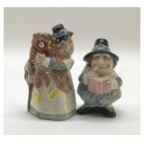 FITZ N FLOYD THANKSGIVING SALT & PEPPER