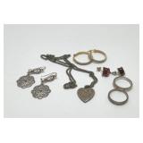 Assorted sterling silver jewelry 25.60 grams