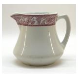 BUFFALO CHINA RED TRANSFERWARE PICTURE