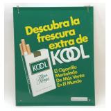 Kool cigarette metal advertising sign