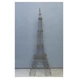 TALL BLACK METAL EIFFEL TOWER DECOR