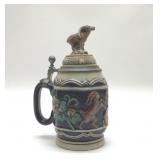 ANTIQUE GERZIT GERMAN BEER STEIN