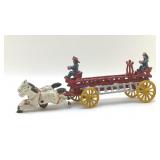 CAST-IRON VINTAGE FIRE DEPT. TOY