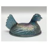 Indiana glass hand on a nest top