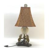 ELEPHANT TABLE LAMP, 24 INCHES