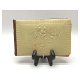 1896 BAKELITE AUTOGRAPH BOOK