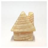 Orange Calcite Quartz Crystal House