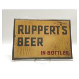 30/40'S RUPPERT'S BEER METAL COUNTER SIGN