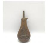 METAL & BRASS COLTS PATENT POWDER HORN