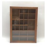 WOODEN WALL HANGING KNICK KNACK CASE