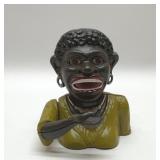 JE STEVENS BLACK AMERICANA DINAH MECHANICAL BANK