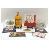 Assorted vintage advertising