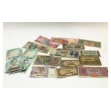 Foreign paper currency