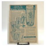 PRETTY GIRL HI BALL GLASSES ADVERTISING