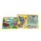 3 WHITMAN 1960'S PUZZLES